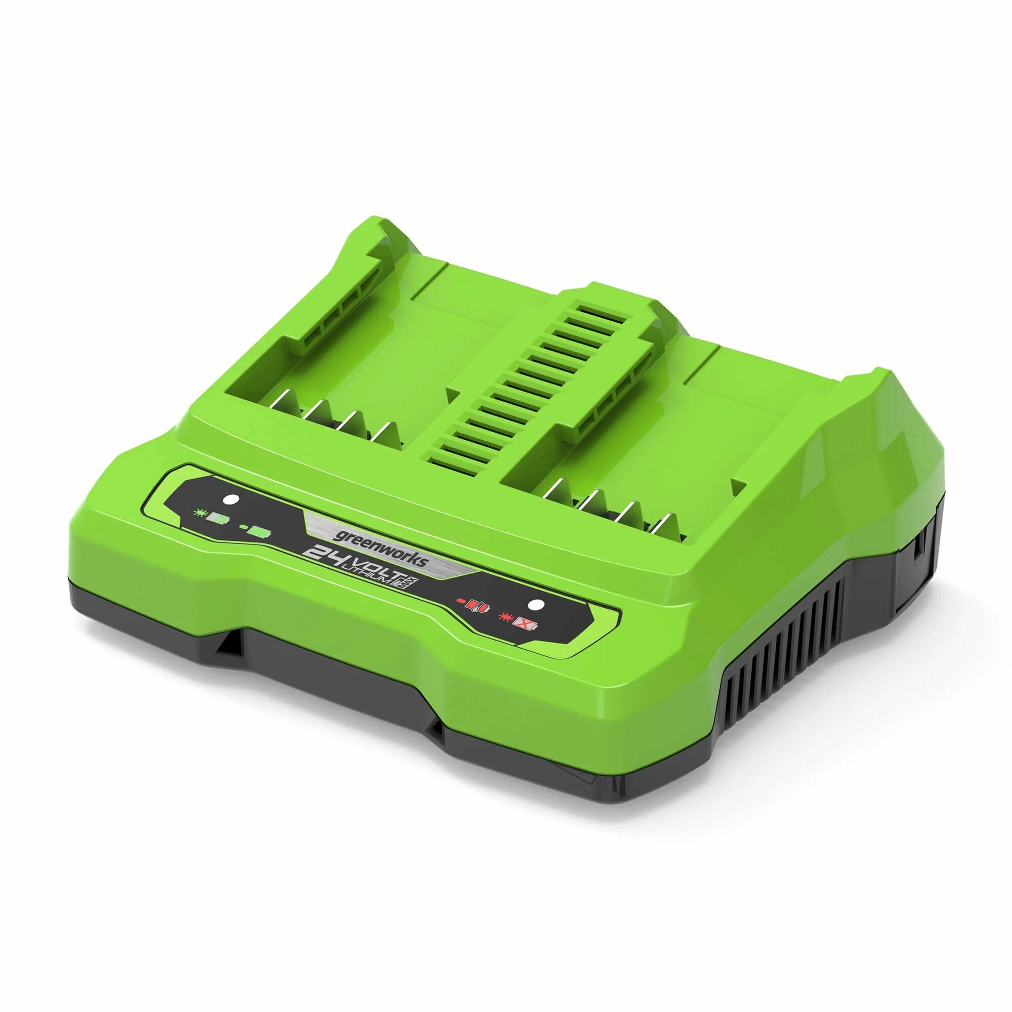 Зарядное устройство для 2-х аккумуляторов Greenworks G24X2UC2, 24В