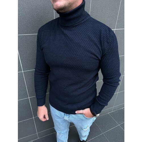 фото Водолазка , размер l, синий by karma