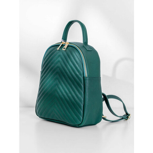 фото Рюкзак steffalini, фактура зернистая, зеленый