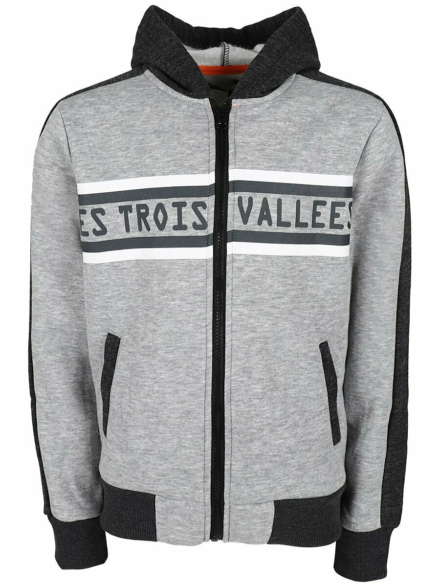 Толстовка Les Trois Vallees, Серый, 134
