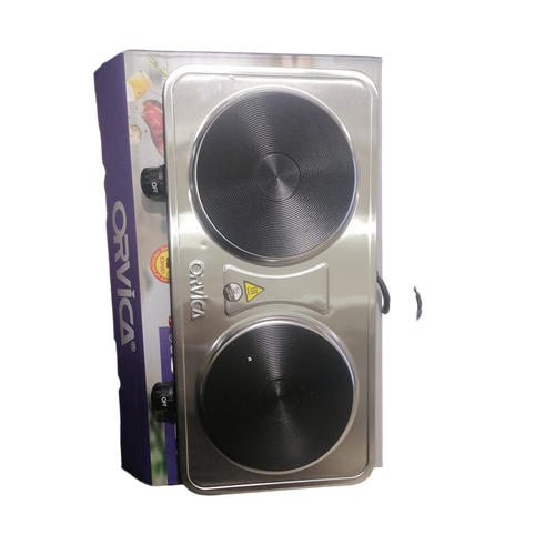 Электрическая настольная плита ORVICA ORM-1002 на 2 конфорки хром 354000₽