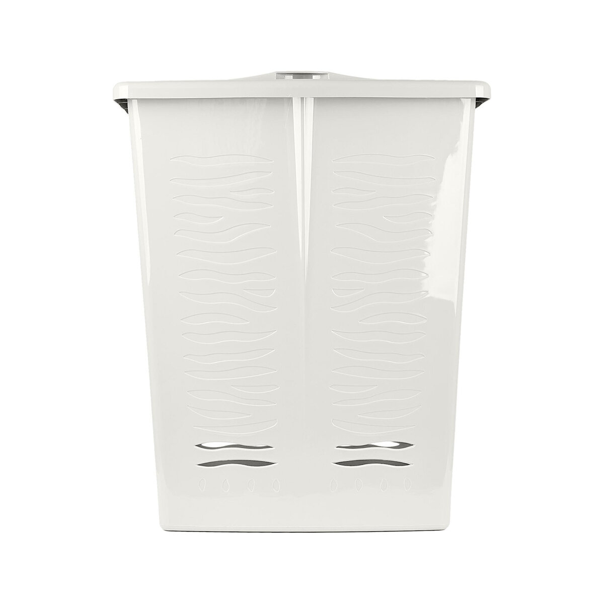 Корзина для белья Keeplex Regular с крышкой 60 л белое облако