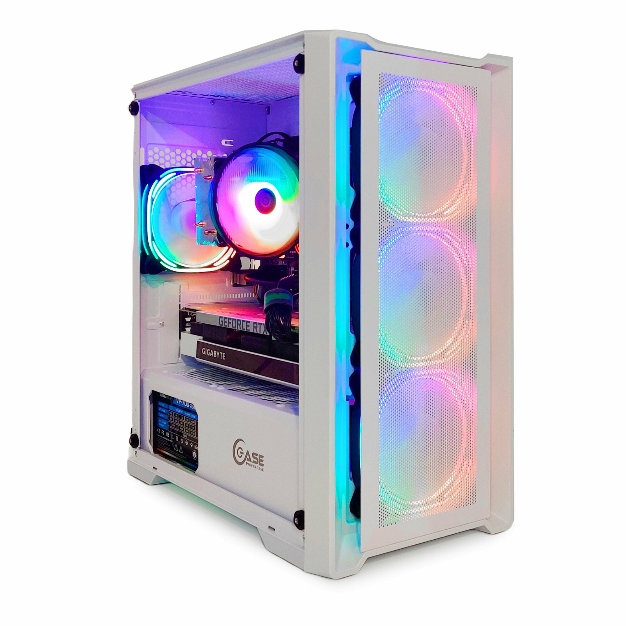 Игровой PC юкомс i5 13600KF RTX 2080 8GB HDD 1TB SSD 480GB 32GB DDR4 БП 600W win 10 pro White game case