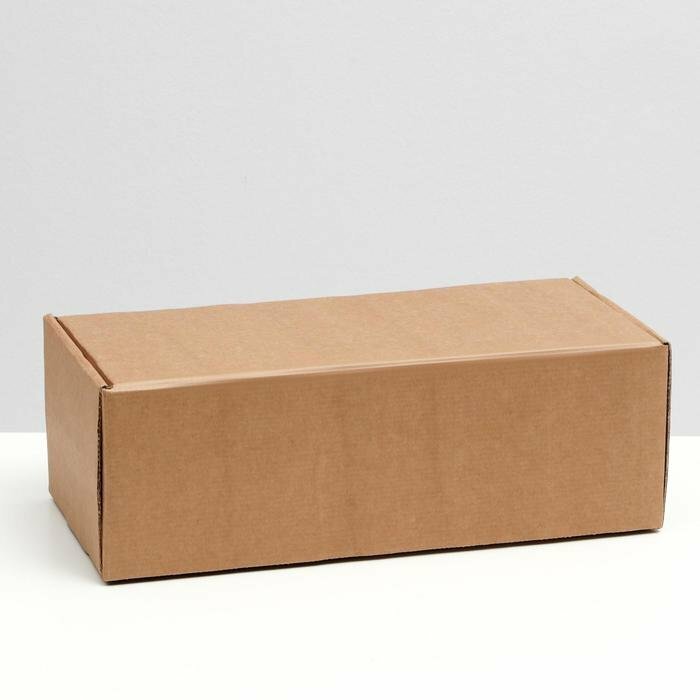 Коробка самосборная, без окна, крафт, 16 х 35 х 12 см (комплект из 15 шт)
