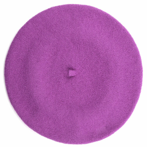 Берет FABRETTI, размер 57, фиолетовый