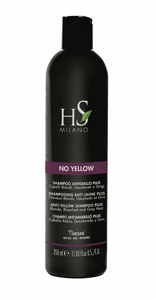 Шампунь для светлых и осветленных волос Dikson HS No yellow Shampoo Antigiallo plus, 350 мл.