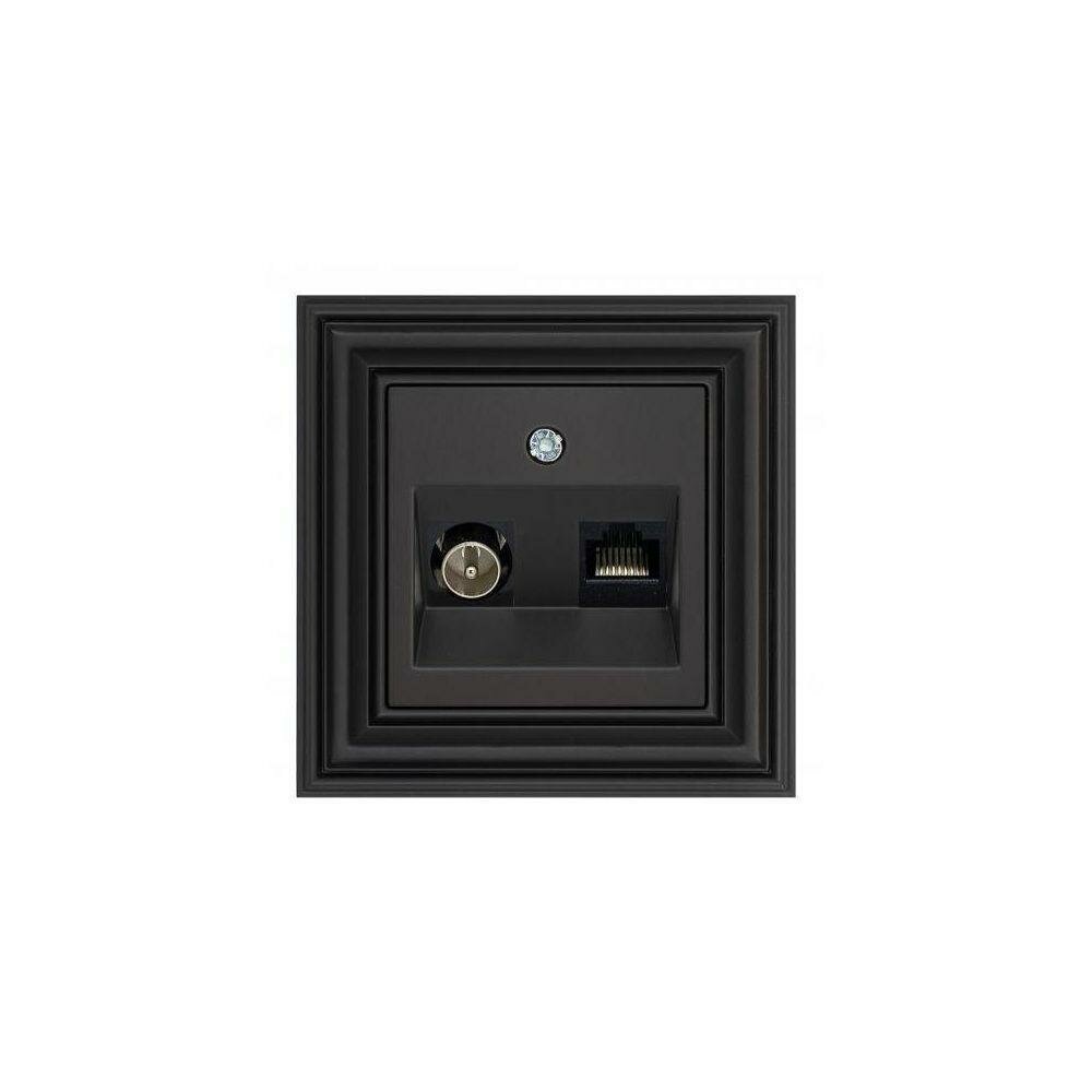 Розетка TV/интернет RJ45 Liregus EPSILON 29-234 - фото №2