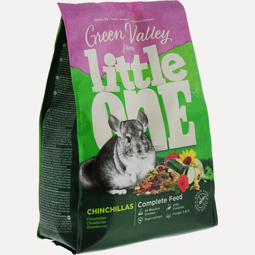 Изображение товара Литтл Уан 31130 "Зеленая долина" Корм для шиншилл из разнотравья 750г