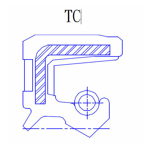 Сальник (манжета армированная) 17x28x4.5 TC NBR 70-C-C SOG