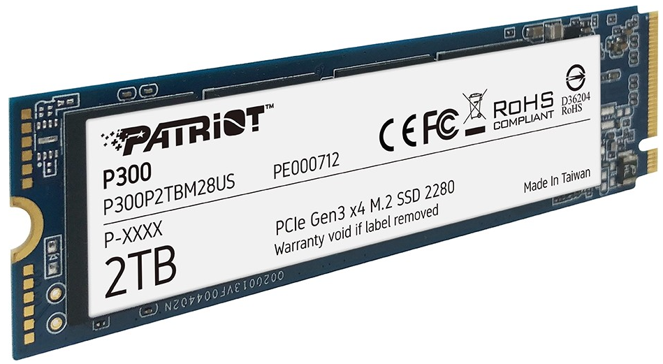 Накопитель SSD Patriot P300 2Tb (P300P2TBM28) Patriot Memory - фото №8