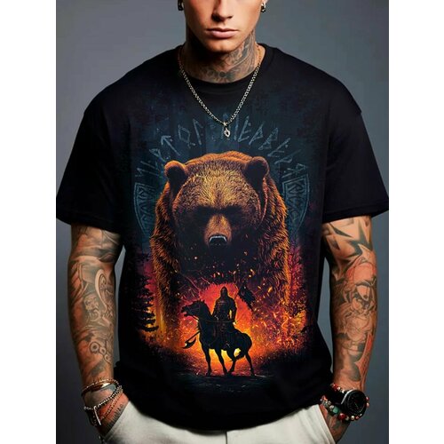 фото Футболка romax tex, размер 50, черный