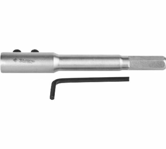 Удлинитель для спирального сверла Левиса 1/2" 140 мм Зубр адаптер для сверла