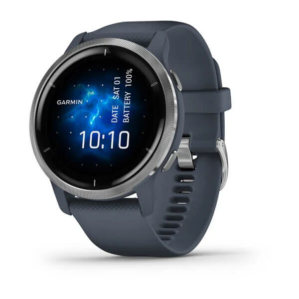 Умные часы Garmin Venu 2 GPS, синий гранит