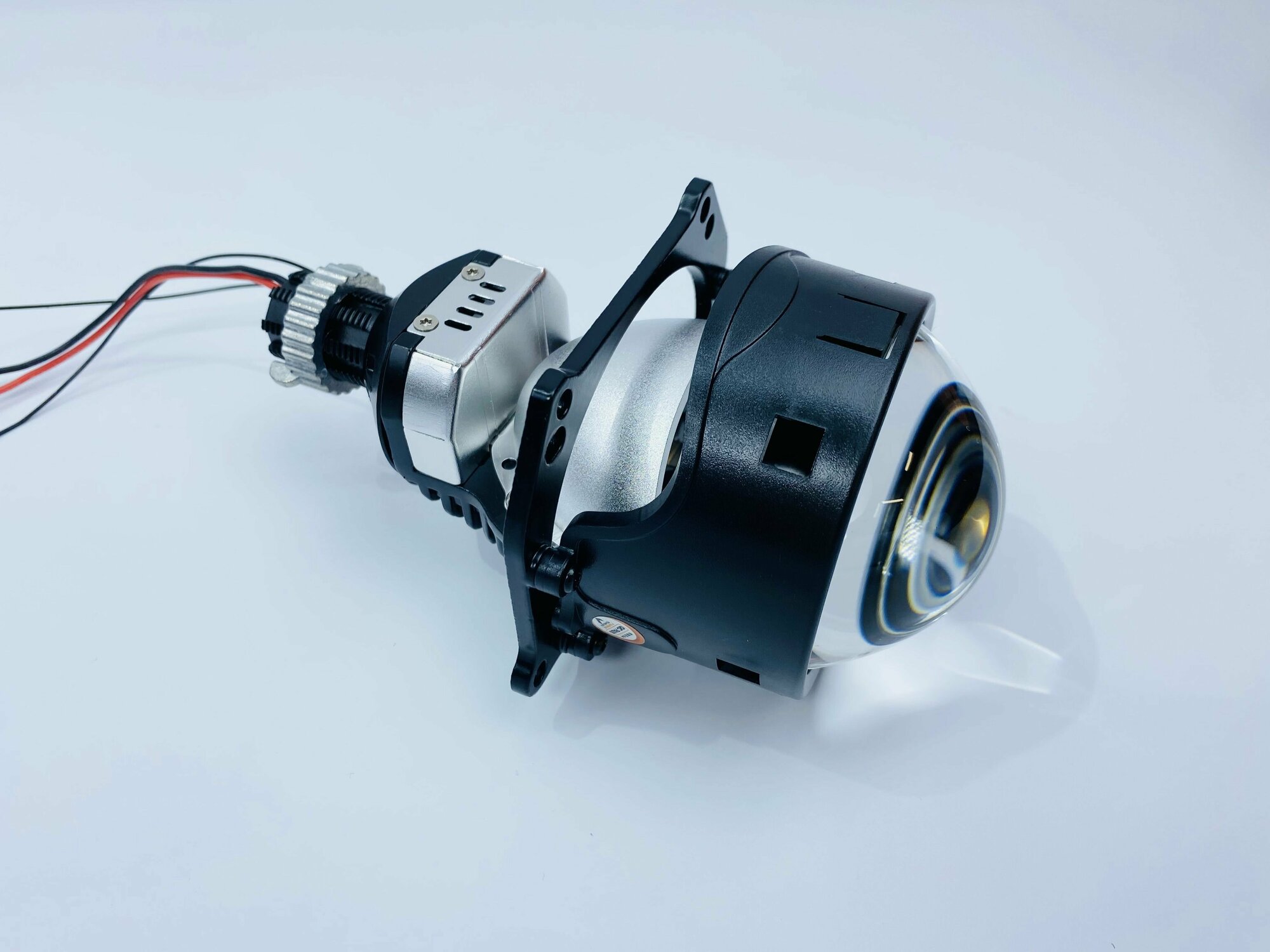 Светодиодные би лед модули ближнего/дальнего света Bi LED Aozoom A13 New 2023, 12V, 5500K, 3.0", комплект, 2 линзы — фото 4