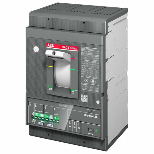 Автоматический выключатель трехполюсный XT5N 400 Ekip Dip LS/I In=400 3p F F 1SDA100354R1 ABB