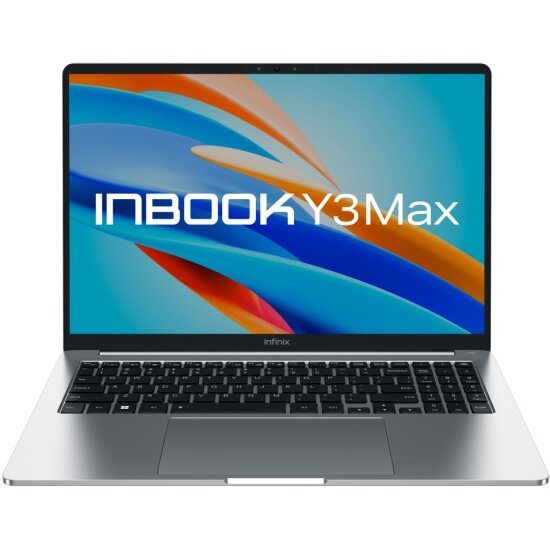 Ноутбук 16" INFINIX Inbook Y3 Max YL613 (i5-1235U/16Gb/SSD512Gb/IPS/FHD/noOC) Silver