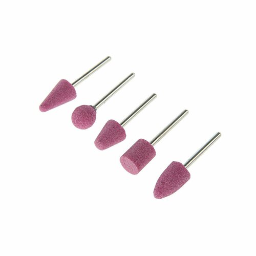 Набор шарошек абразивных FIT для фигурных отверстий по металлу малые 5 шт 14620₽