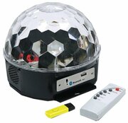 Светодиодный Диско-шар (дискошар) LED RGB Magic Ball Light BlueTooth (с MP3-плеером и ПДУ) RZ-026