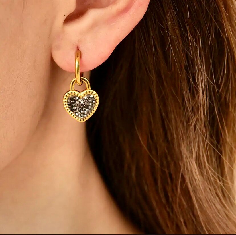 Серьги-трансформеры SORONA, эмаль, циркон, Swarovski Zirconia