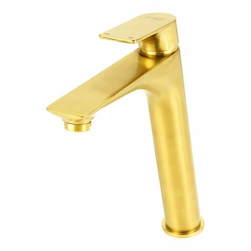 Смеситель для раковины FLUMEN DESIGN Orlean Ti-Gold высокий золото