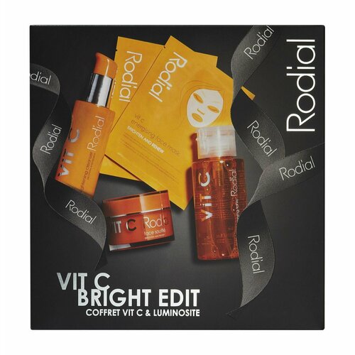 Набор для сияния кожи лица Rodial Vit C Bright Edit Set тоник с витамином с и соком цитрусовых wow frau tonic with vitamin c and citrus juice 150 мл