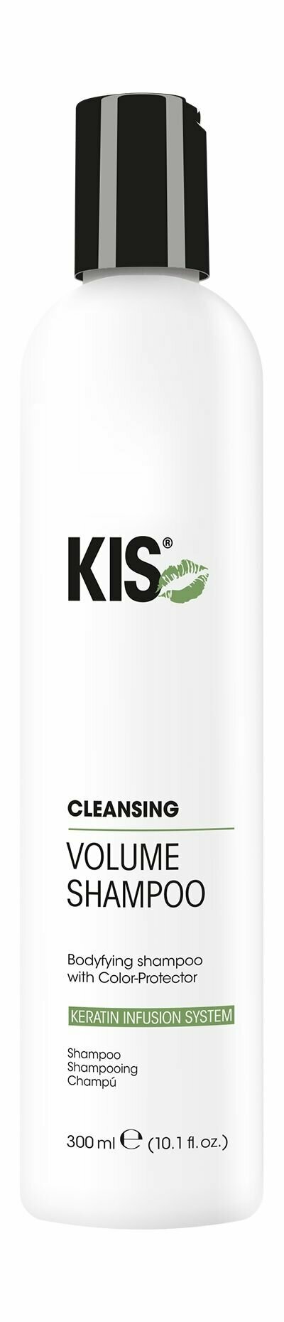 Кератиновый очищающий шампунь для придания объема 360 мл Kis Cleansing Volume Shampoo