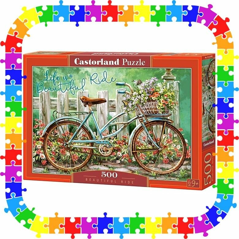 Puzzle-500 "Велосипед" (B-52998) - фото №3