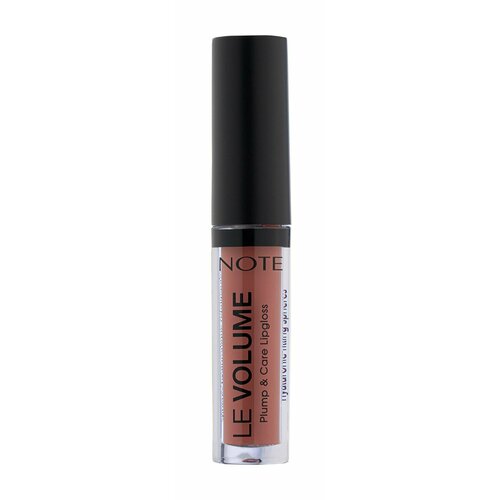 Блеск для увеличения объема губ 2 Just Nude Note Le Volume Plum&Care Lipgloss