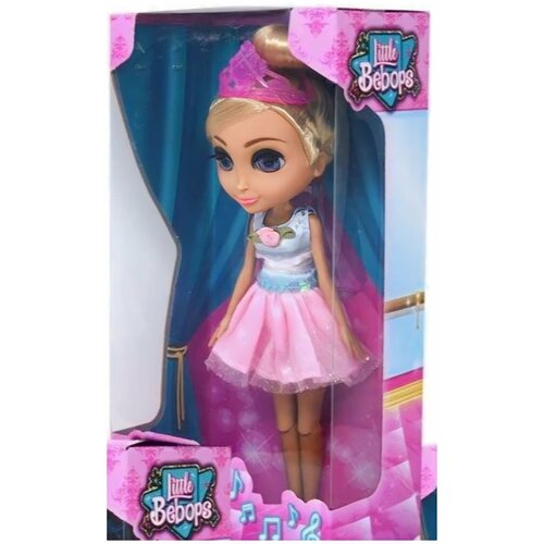 Кукла Little Ballerina Bebops Розовое платье