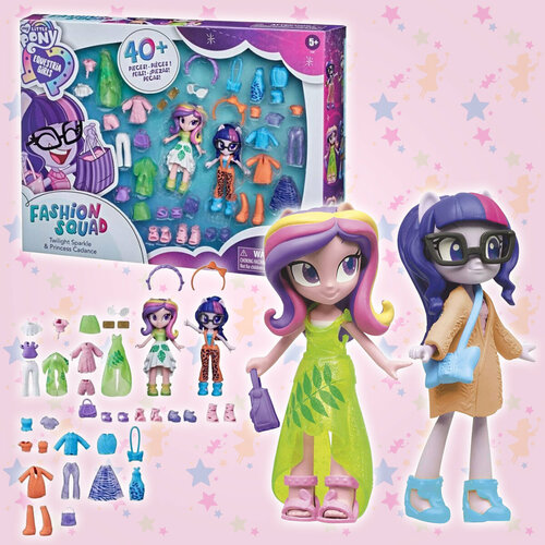 Фигурка Игровой набор Май литл пони My Little Pony Твайлайт Спаркл и Принцесса Каденс my little pony кукла mlp equestria girls уникальный наряд спаркл e2745eu4