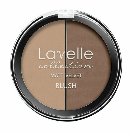 Компактные двухцветные румяна для лица 2 загар Lavelle Collection Matt Velvet Blush румяна для лица lavelle collection matt velvet 10 г