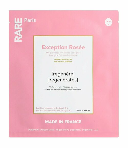 Восстанавливающая тканевая маска для лица Rare Paris Exception Rosee Facial Mask