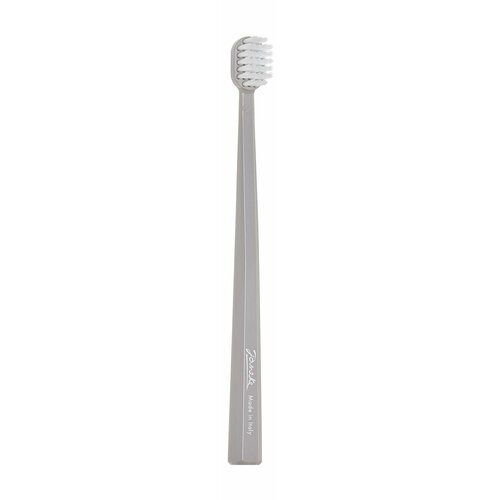 Зубная щетка средней жесткости Janeke Toothbrush Grey