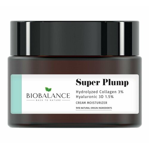 Увлажняющий крем для лица с гиалуроновой кислотой 1,5% и коллагеном 3% Biobalance Super Plump Cream
