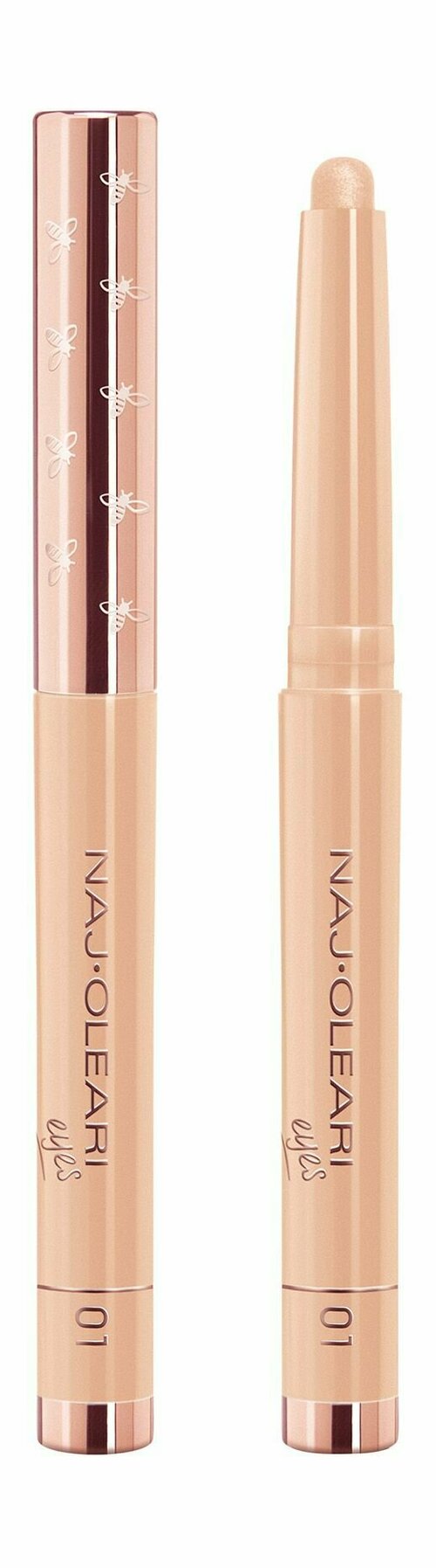 Кремовые тени для век в стике 1 pink ivory Naj Oleari Absolute Stay Eyeshadow