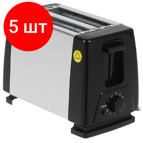 Комплект 5 штук, Тостер GOODHELPER ET-102 (4626015672320) тостер василиса ва 102 жостово