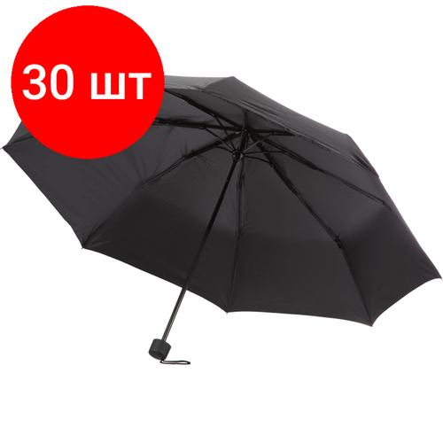 Зонт черный мини зонт механика черный