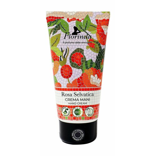 Крем для рук с ароматом дикой розы Florinda Hand Cream Rosa Selvatica