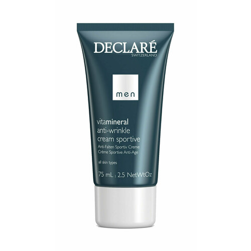 Омолаживающий крем для лица Declare Men Vitamineral Anti-Wrinkle Cream Sportive declare омолаживающий крем для лица men care vita mineral anti wrinkle cream sportive 75мл