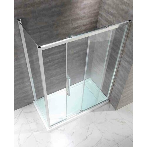 душевой уголок belbagno acqua ah 1 140 90 c cr Душевой уголок CEZARES LUX-SOFT-W-AH-1-140/90-C-Cr-IV