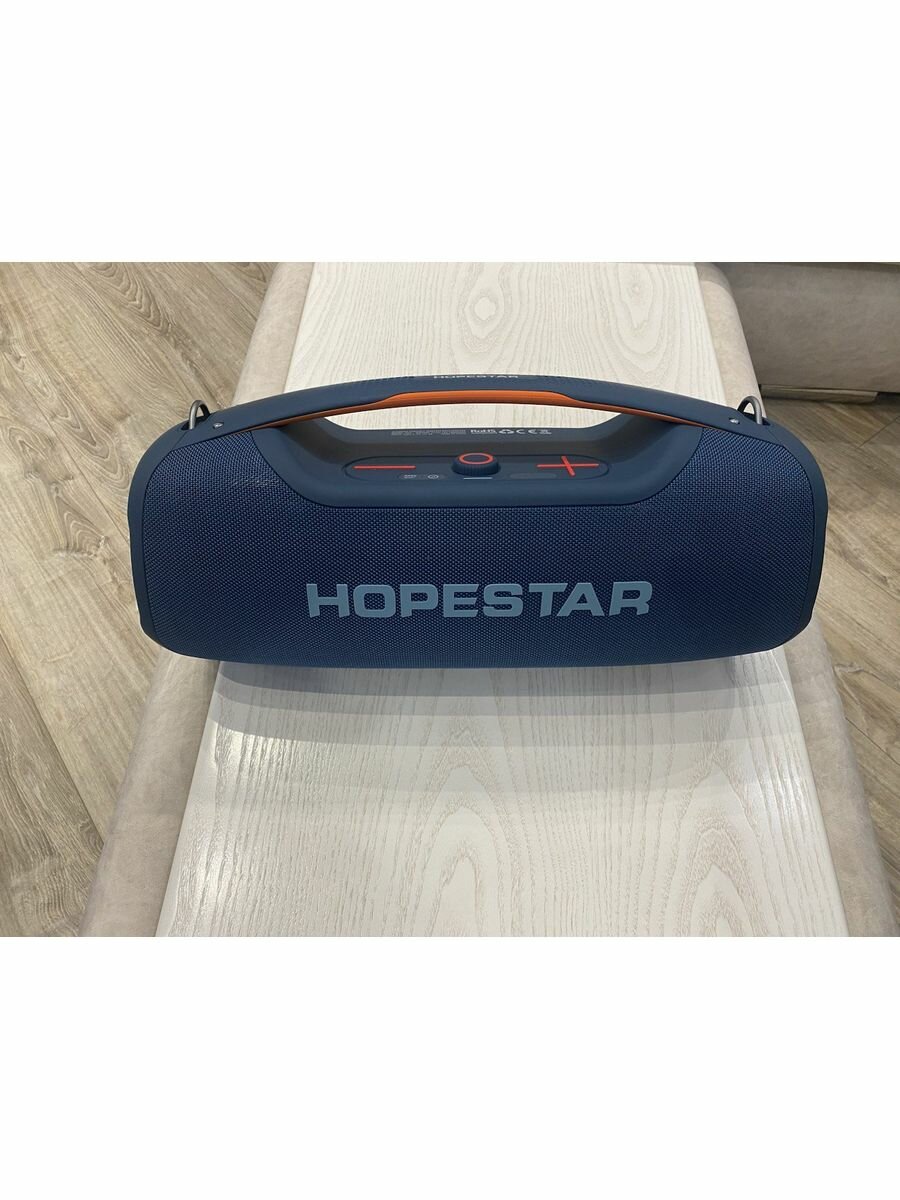 Портативная Беспроводная Bluetooth Колонка Hopestar A60 100W / Караоке Система / Беспроводной Микрофон