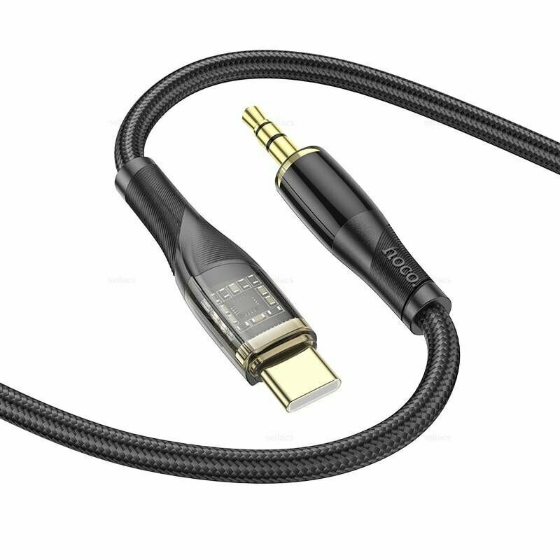 Кабель AUX на USB Type-C в машину для телефона, аудиокабель — фото 3
