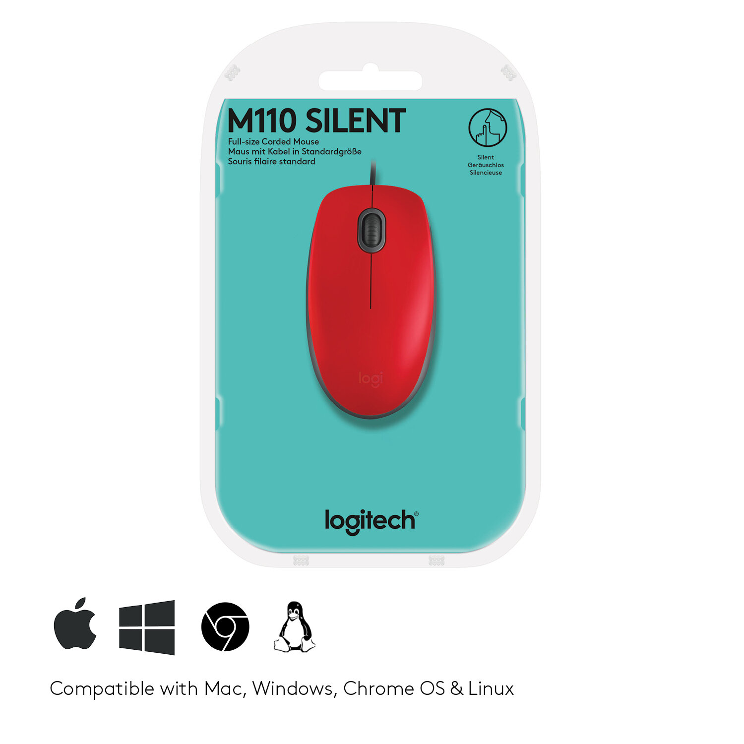 Мышь Logitech M110 Silent