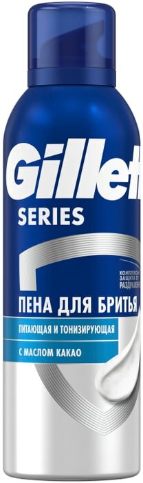 Пена для бритья Gillette Series питающая и тонизирующая 200мл