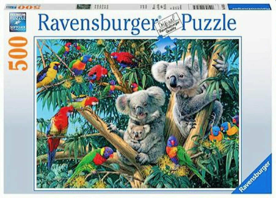 Пазлы 500 деталей. Коалы на дереве 14826, (Ravensburger) ()