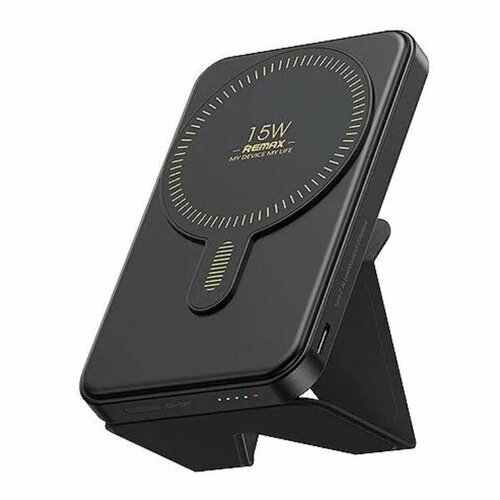 Повербанк беспроводное зарядное устройство Remax Rpp-578 внешний аккумулятор беспроводной магнитный черный 299000₽