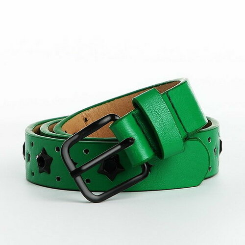 фото Ремень сима-ленд, размер 85, зеленый сима-лэнд