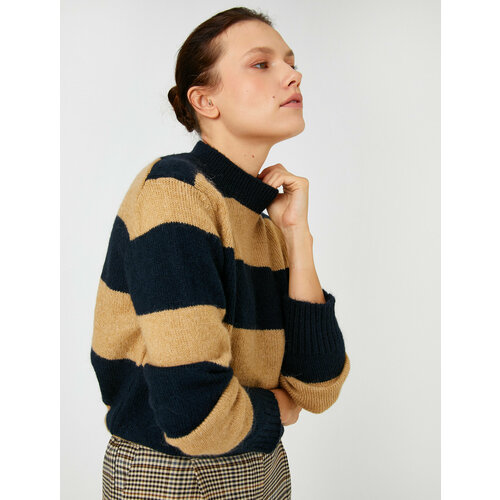 фото Свитер koton, размер 42, черный, синий