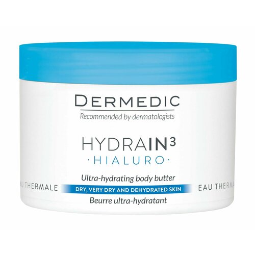 Ультра-увлажняющее масло для тела Dermedic Hydrain3 Hialuro Ultra-Hydrating Body Butter dermedic hydrain3 hialuro масло для тела 225 ml