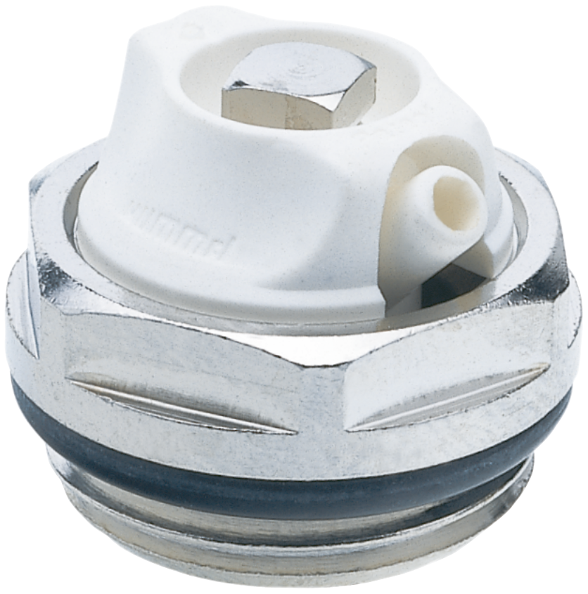 Кран Маевского воздухоспускной клапан Hummel G1/2" поворотная пластиковая сфера для подключения шланга